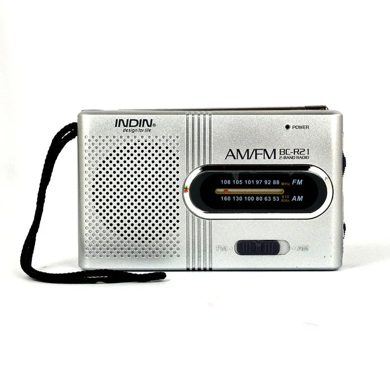 Rádio Portátil AM/FM a Pilhas