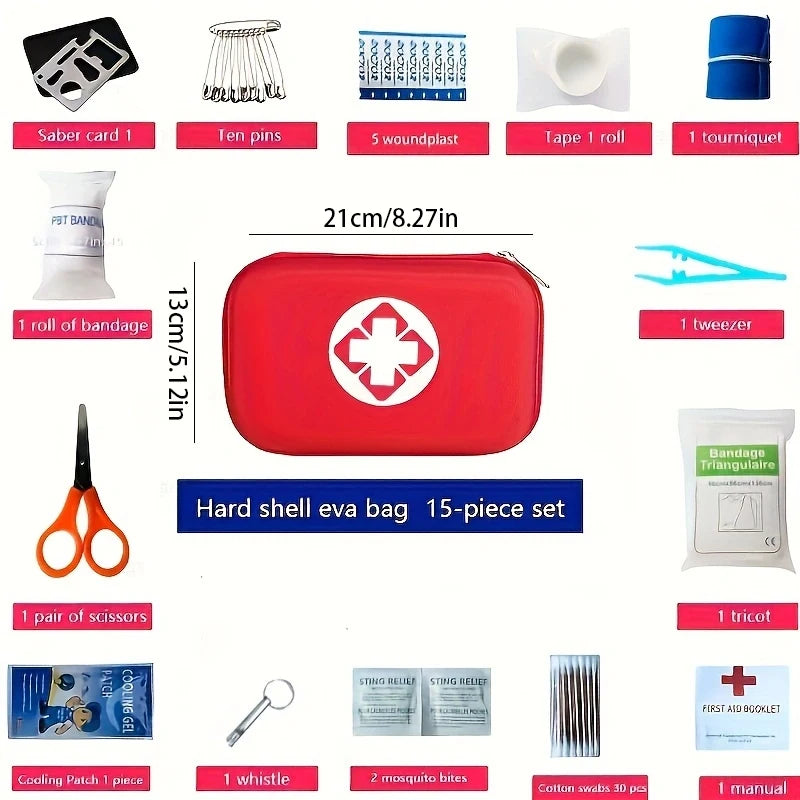 Kit de Primeiros Socorros Portátil